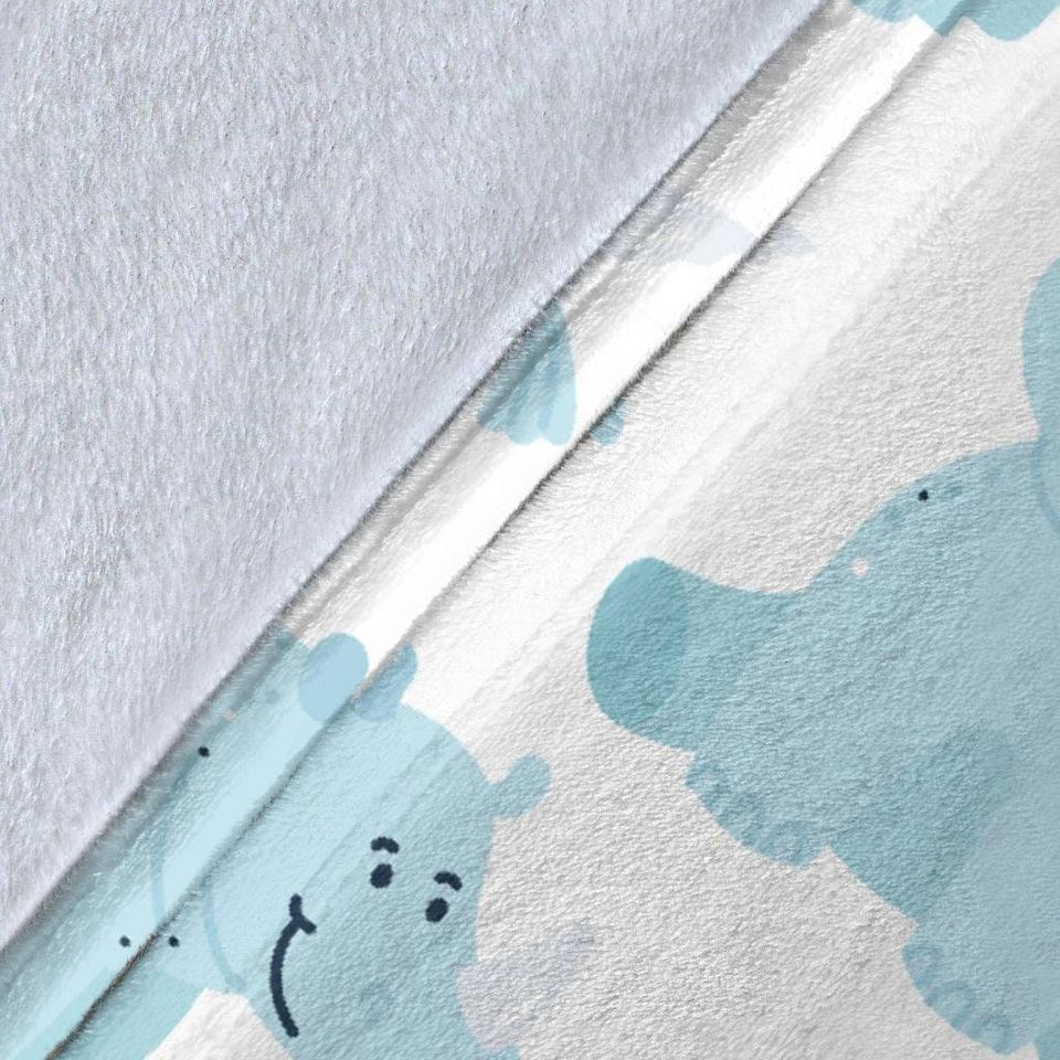 Rhinoceros Blanket - Rhinos Fleece Blanket