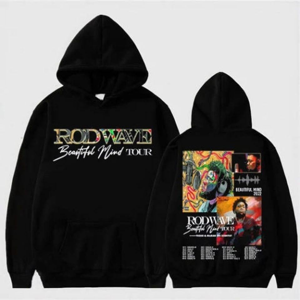 Rod Wave Beautiful Mind 2022 2023 Tour Shirt