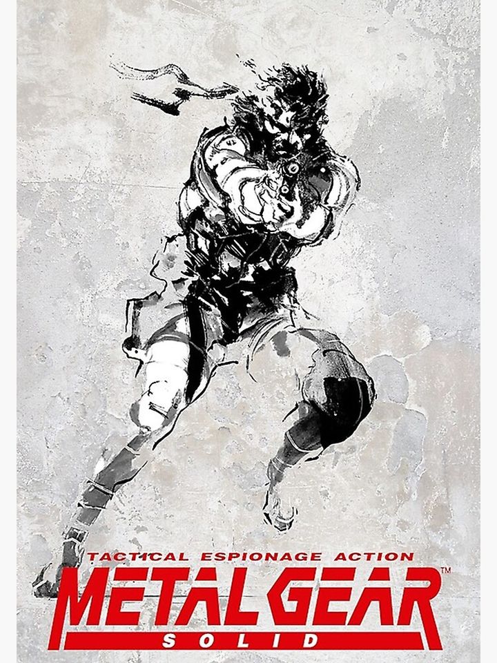Metal Gear Solid Poster Premium Matte Vertical Poster
