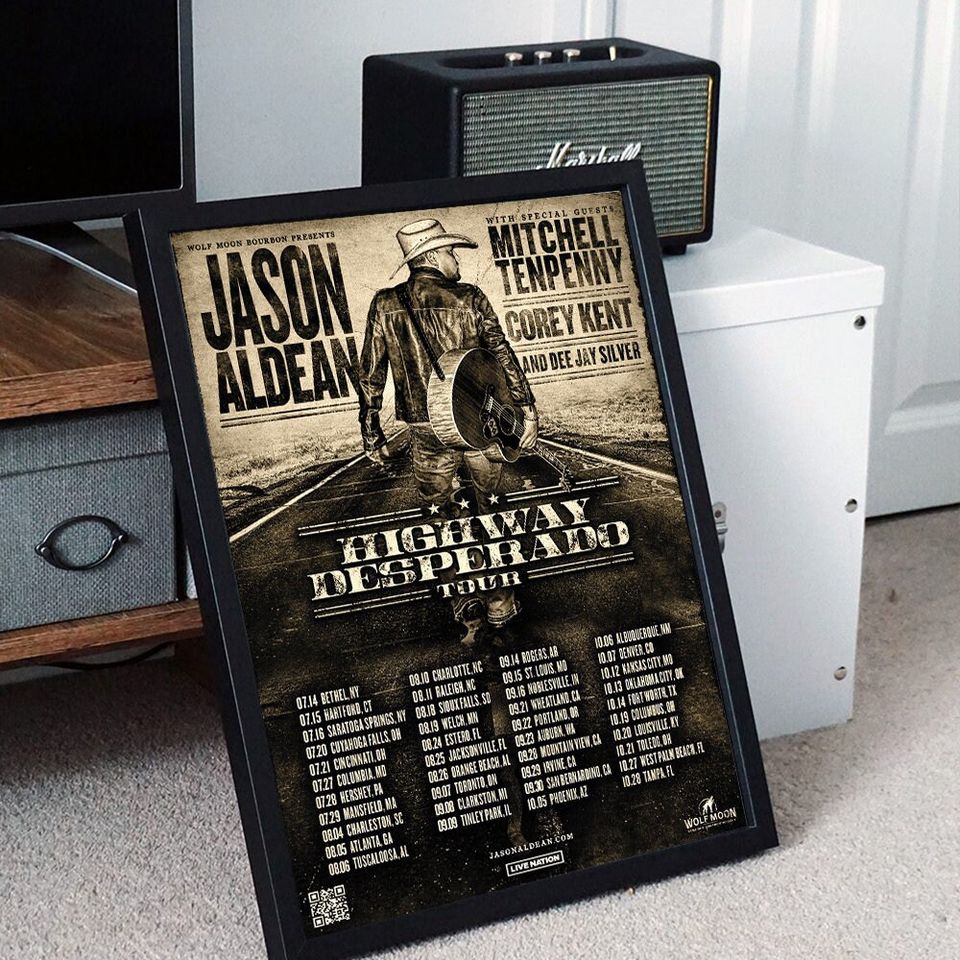 Jason Aldean 2023 Tour Poster
