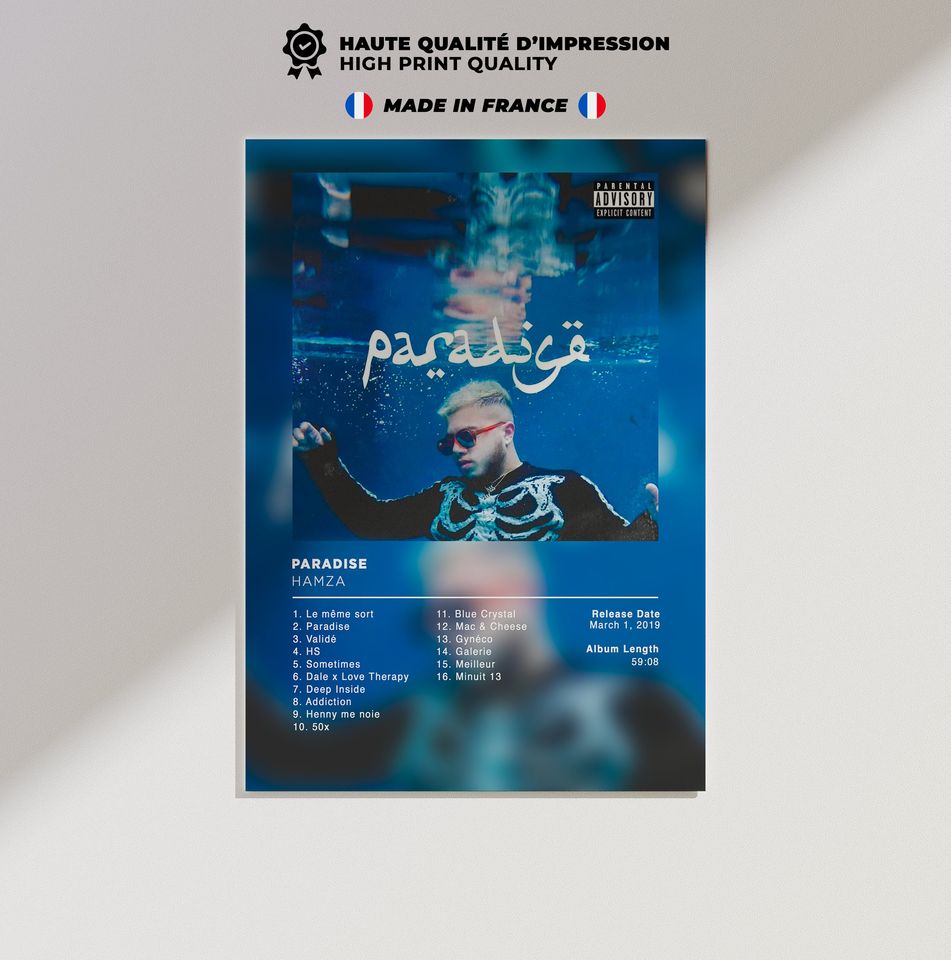 Album Poster Paradise by Hamza Poster
