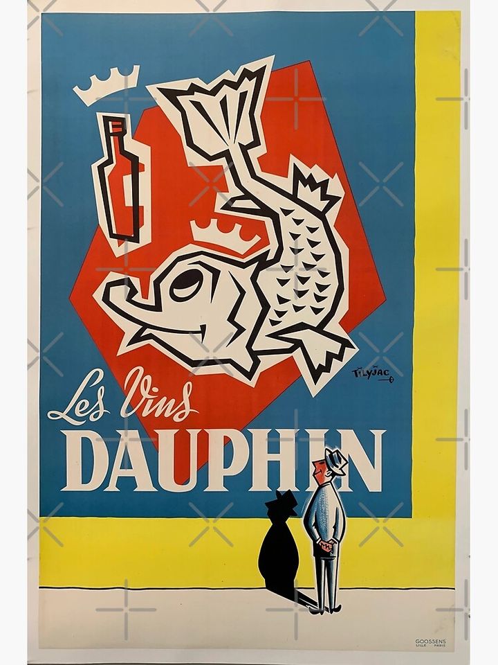 Les Vins Dauphin Premium Matte Vertical Poster