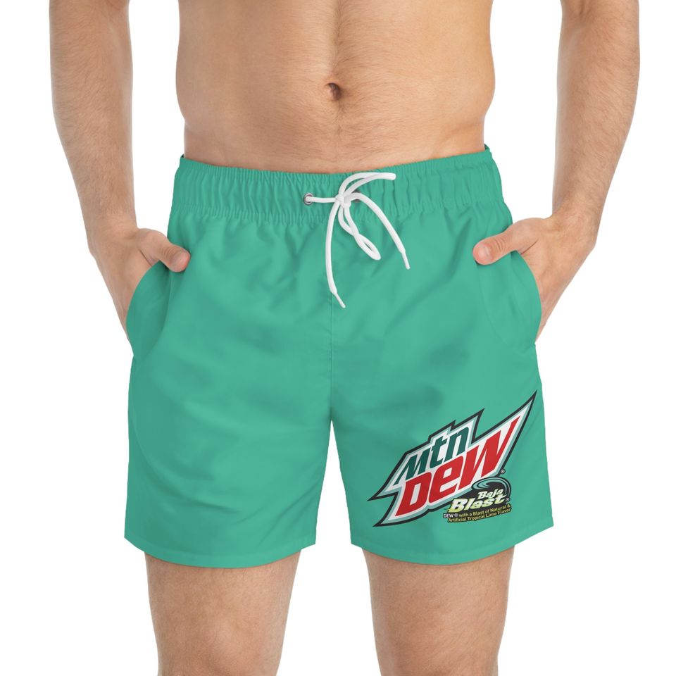 BAJA BLAST Mountain Dew Swim Trunks  Shorts