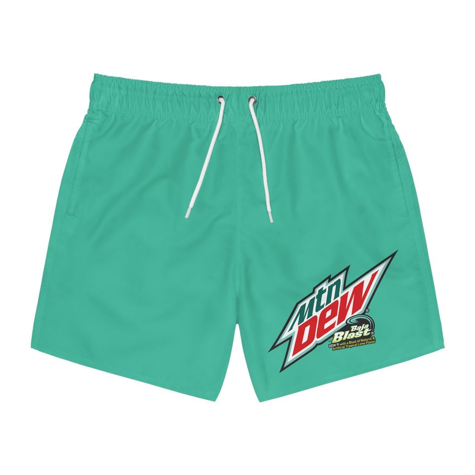 BAJA BLAST Mountain Dew Swim Trunks  Shorts