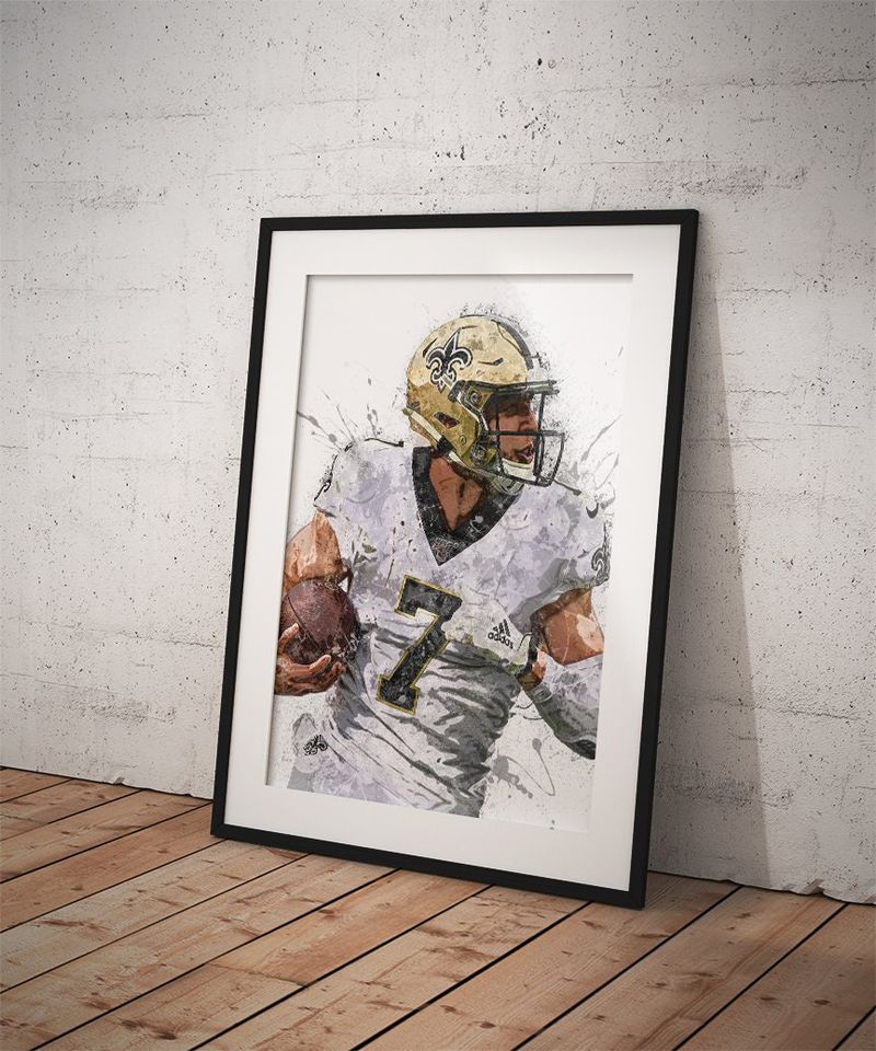 Taysom Hill Poster, New Orleans Saints