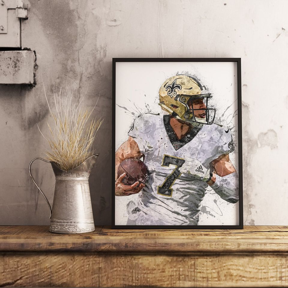 Taysom Hill Poster, New Orleans Saints
