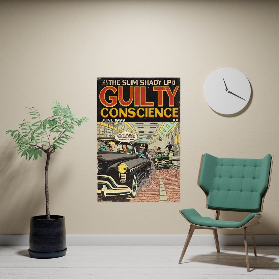 Eminem & Dr. Dre - Guilty Conscience Poster