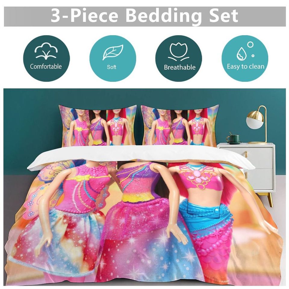Disney Barbie Bedding Set