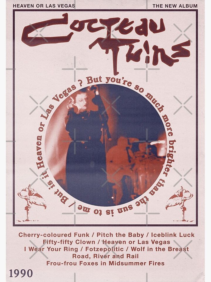 Cocteau Twins Heaven or Las Vegas Premium Matte Vertical Poster