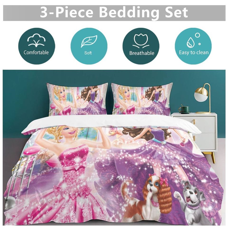 Disney Barbie Bedding Set