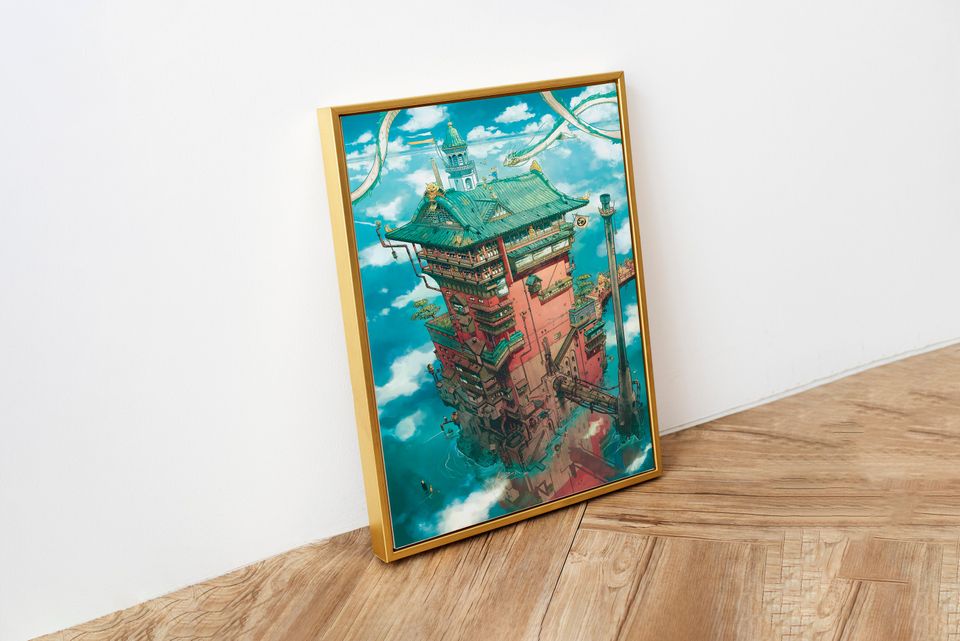 Spirited Away Poster Studio Ghibli Legend of Zelda