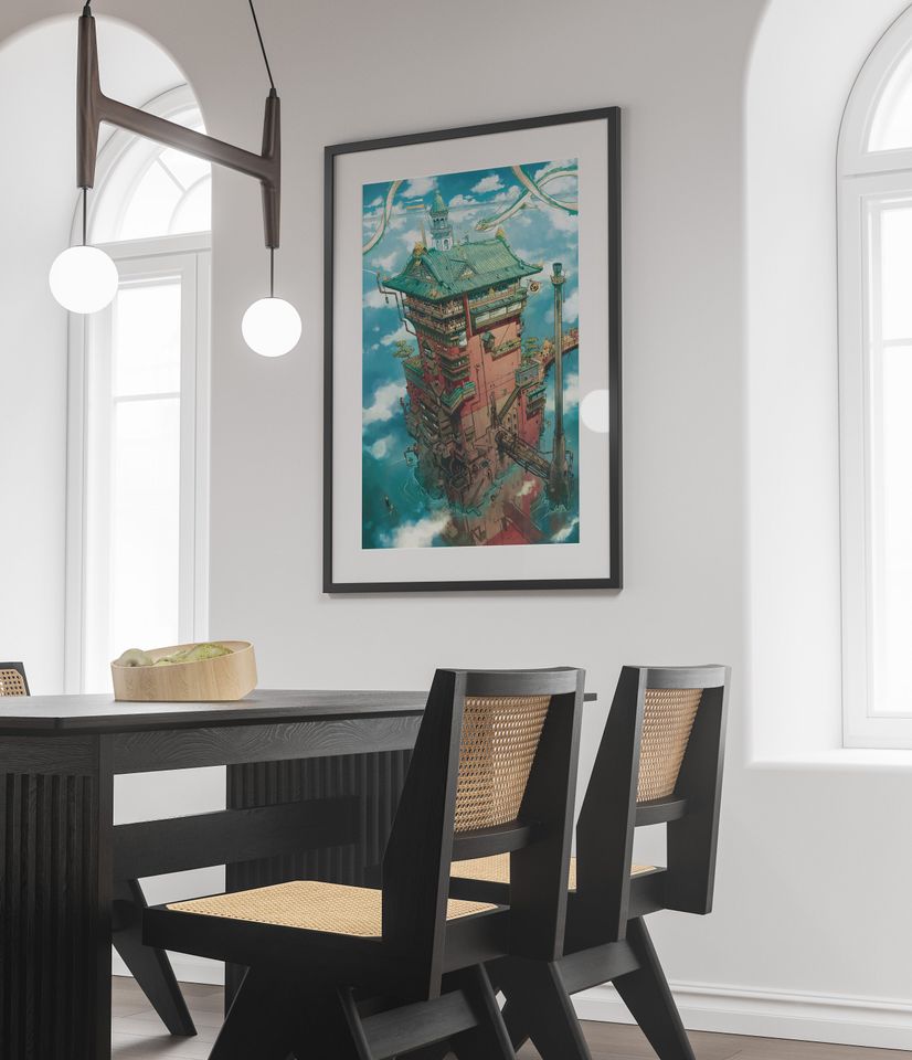 Spirited Away Poster Studio Ghibli Legend of Zelda