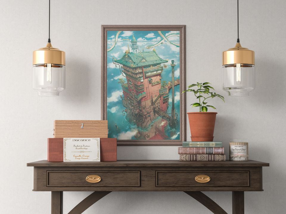 Spirited Away Poster Studio Ghibli Legend of Zelda