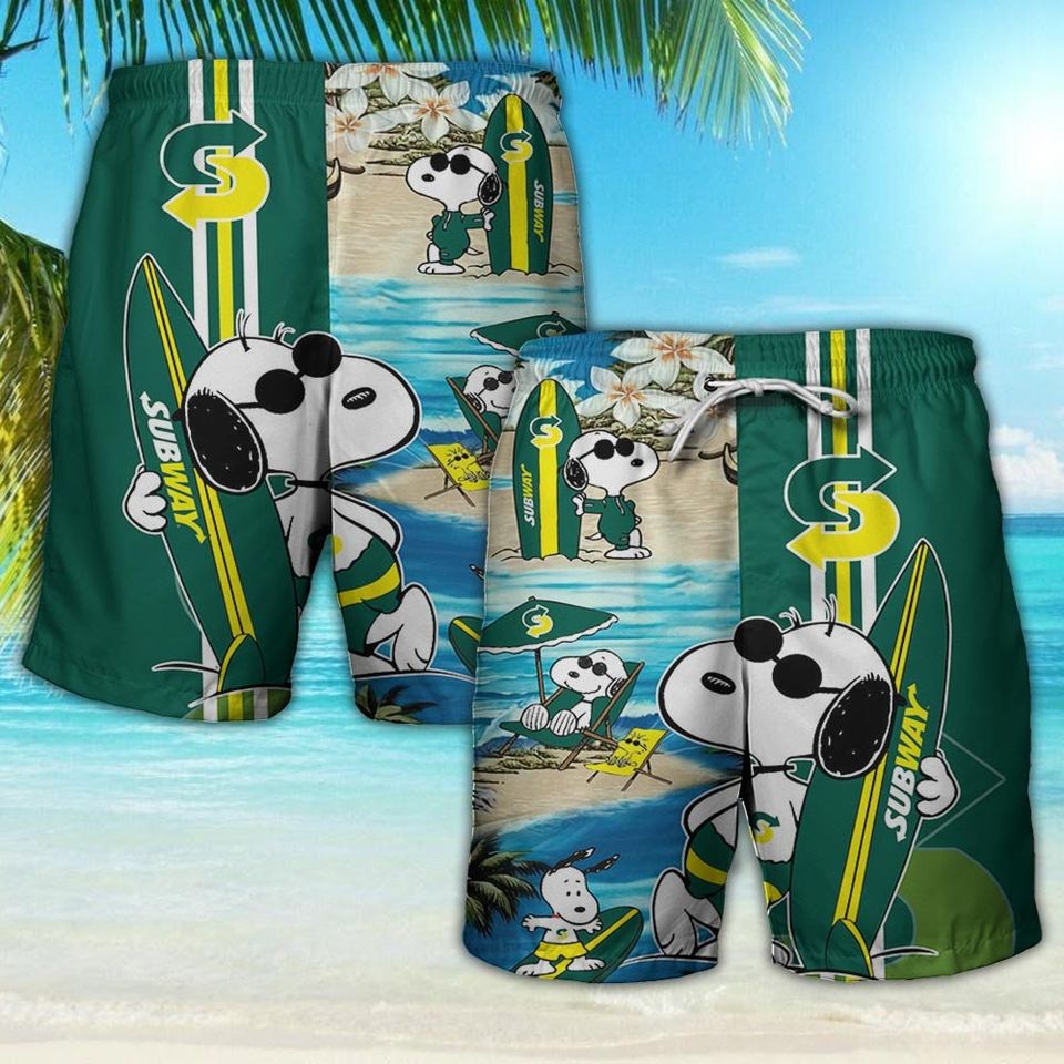 SubWay Food Beach Hawaiian Shirts