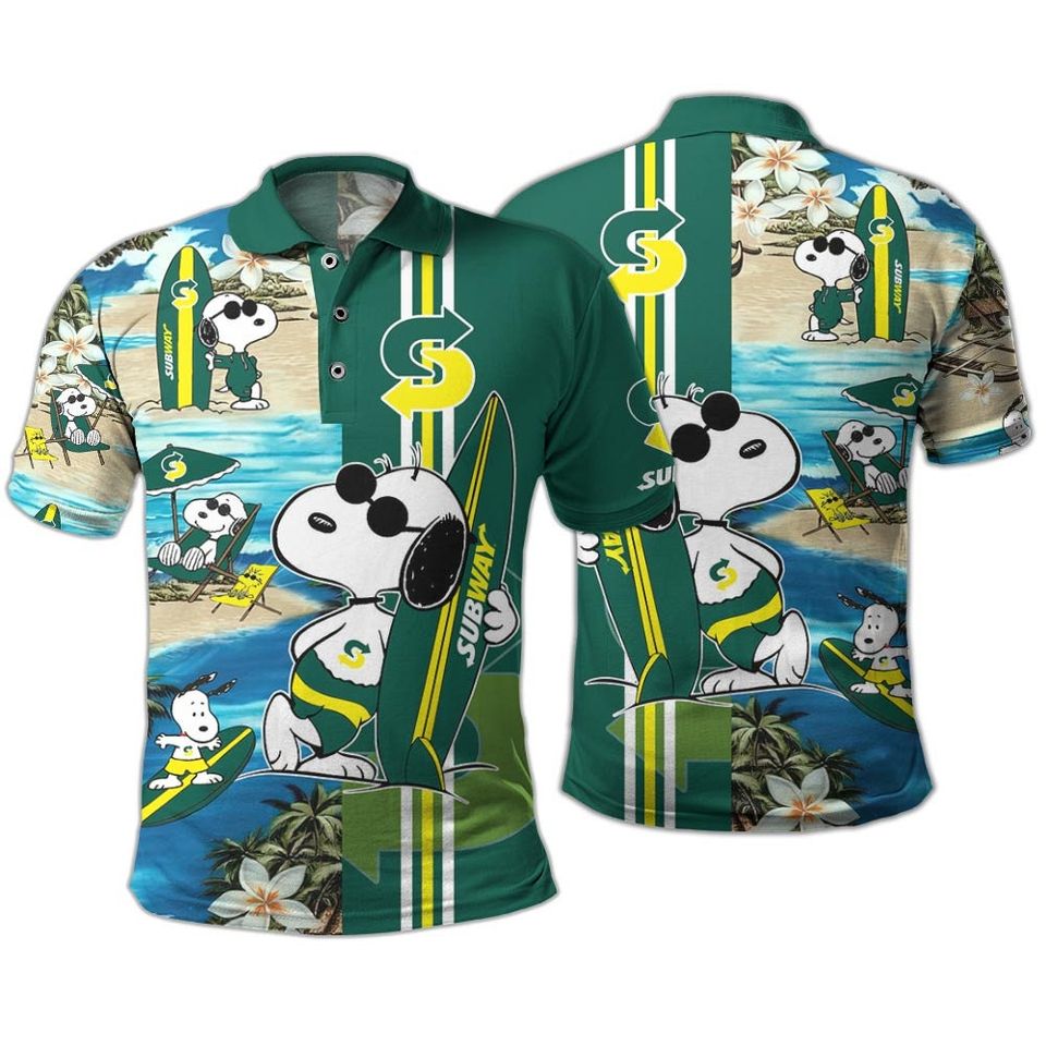 SubWay Food Beach Hawaiian Shirts