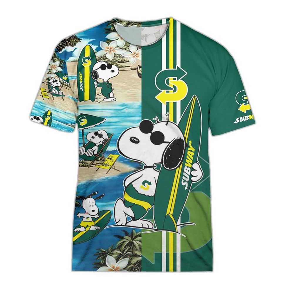 SubWay Food Beach Hawaiian Shirts