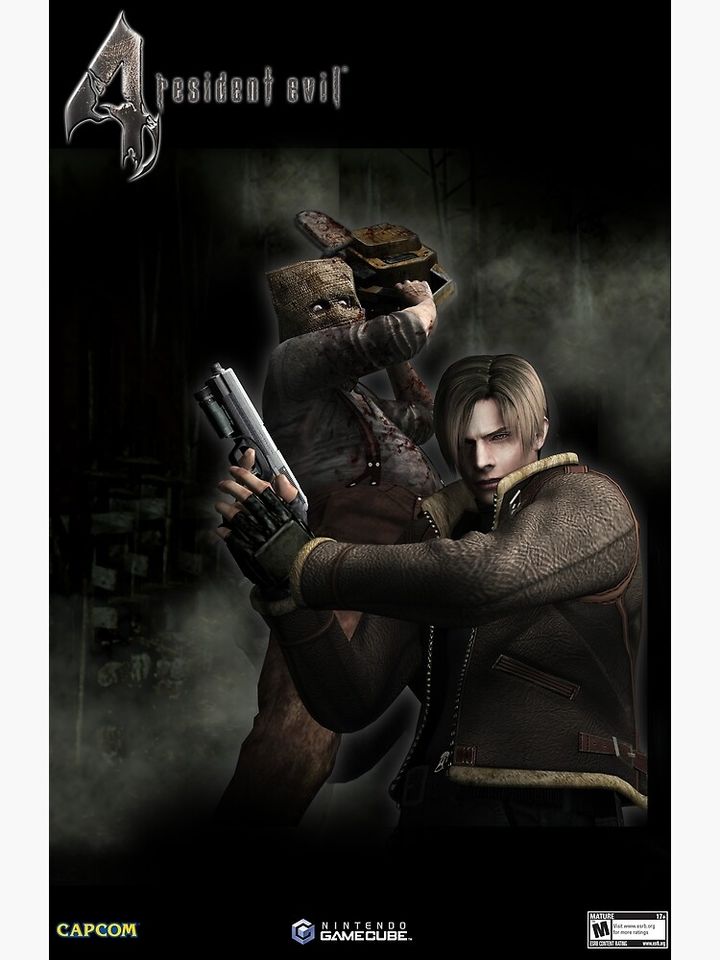 resident evil 4 leon kennedy Premium Matte Vertical Poster
