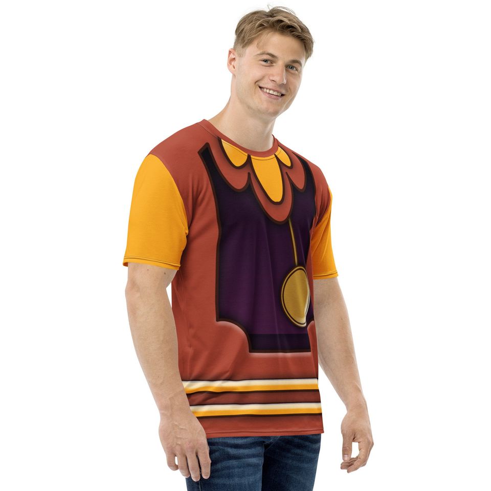 Cogsworth Inspired T-Shirt - Beauty and the Beast Disney 3D Shirt