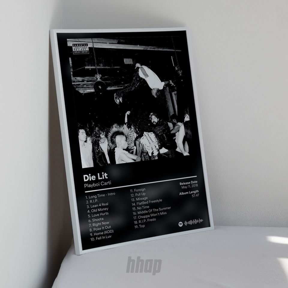 Playboi Carti - Die Lit -Album Poster