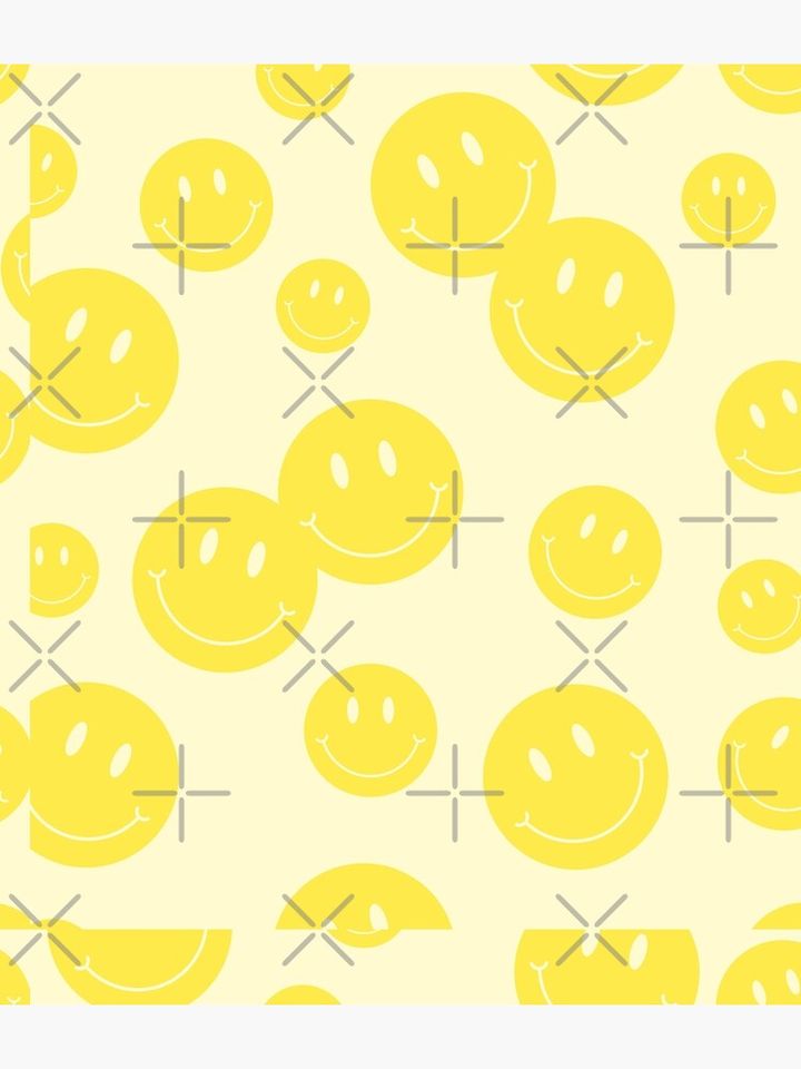 Preppy, Yellow, Smiley, Preppy Aesthetic Backpack