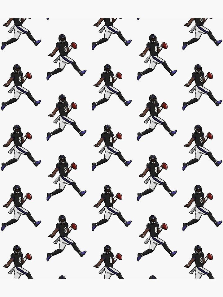 Lamar Jackson Running Touch Down- Perfect Gift Backpack