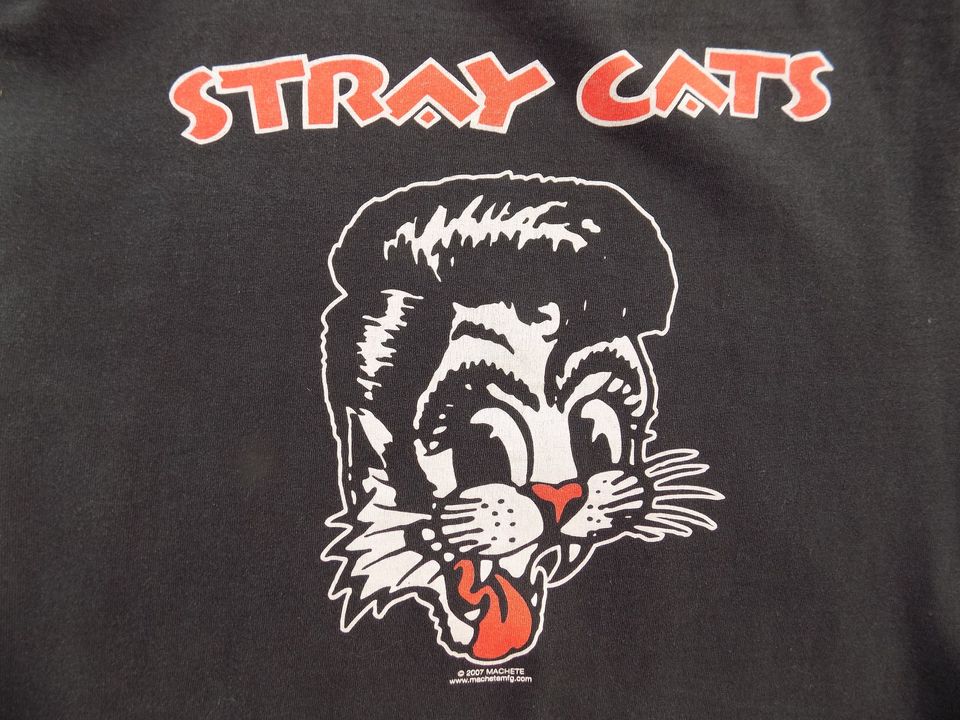 BEAT To HELL Rare Y2K Stray Cats T-Shirt M