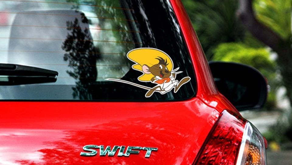 Speedy Gonzales Logo Vinyl Decal / Sticker