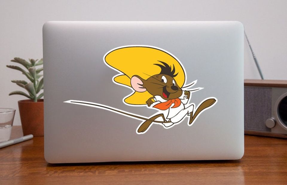 Speedy Gonzales Logo Vinyl Decal / Sticker