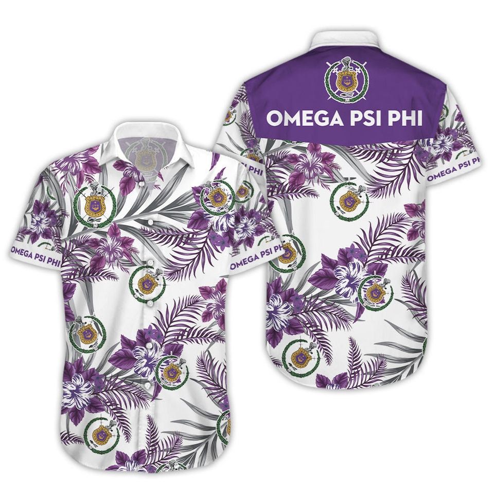 Omega Psi Phi Hawaiian Shirt