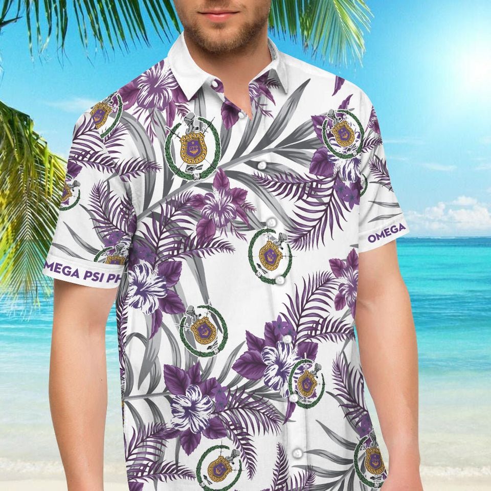 Omega Psi Phi Hawaiian Shirt