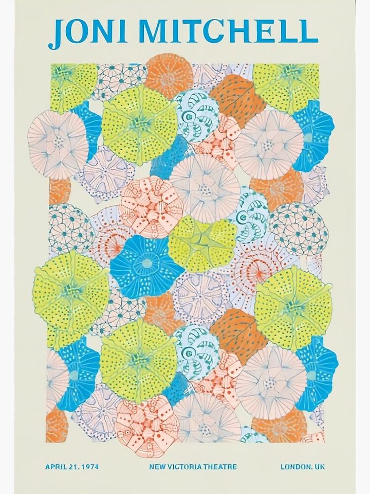 Joni Mitchell Poster Premium Matte Vertical Poster