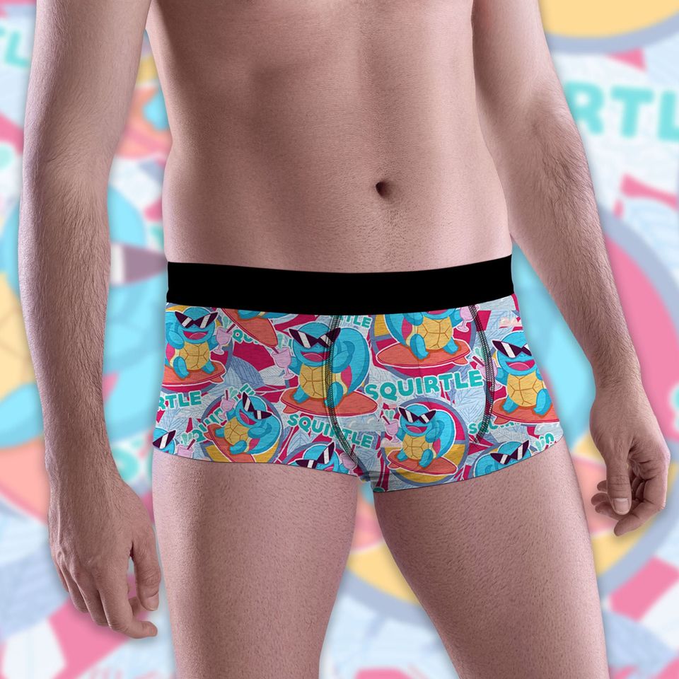 Squirtle Fun Ice Blue Pattern Hawaiian shirt, Anime