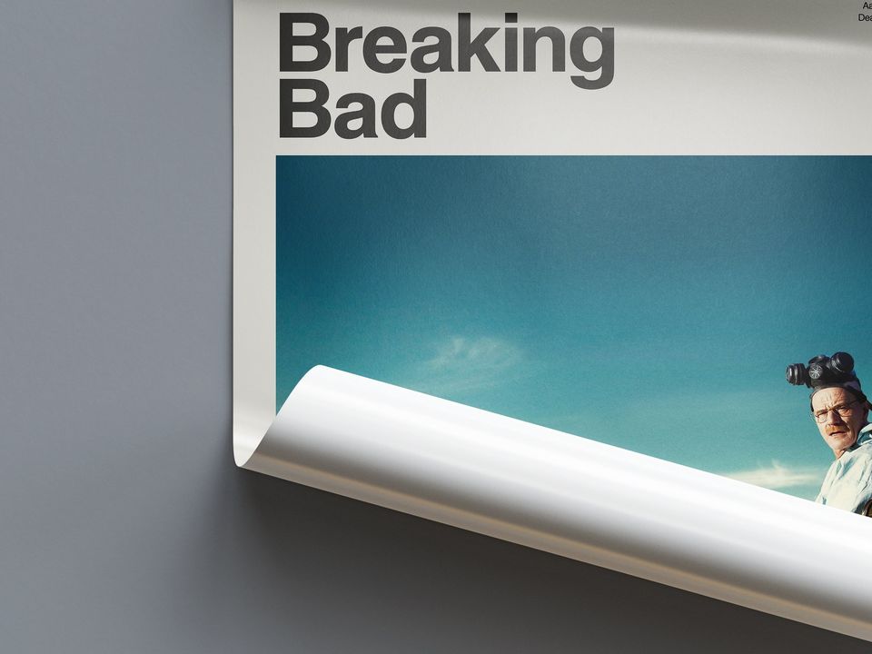 Breaking Bad Tv Series Poster, Modern Tv Series Poster