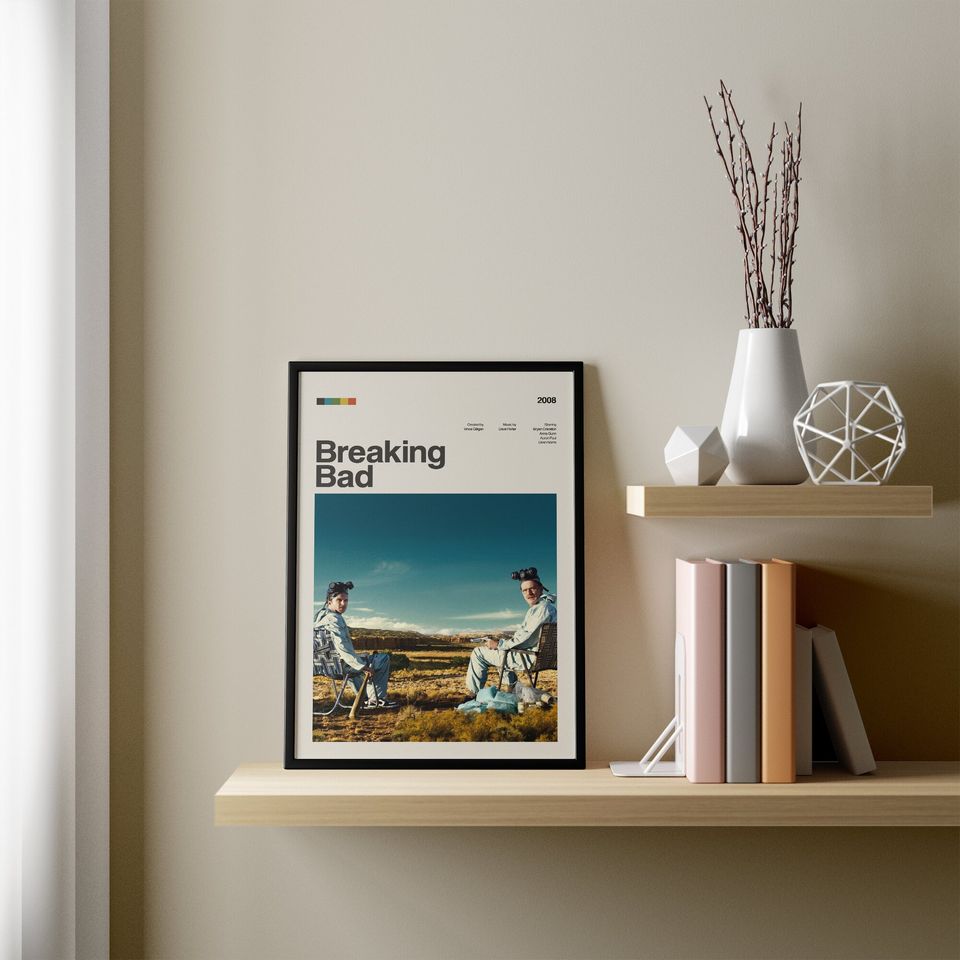 Breaking Bad Tv Series Poster, Modern Tv Series Poster
