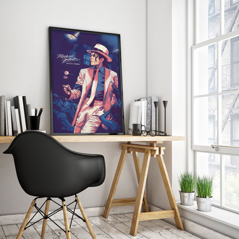 Michael Jackson Poster | King of Pop | Michael Jackson Print