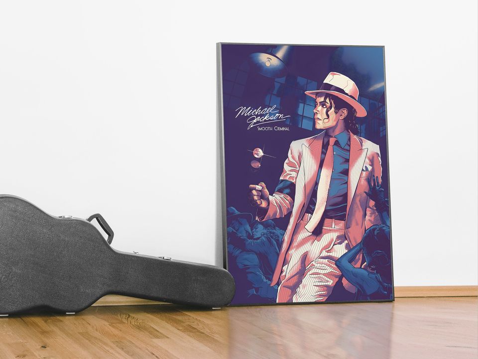 Michael Jackson Poster | King of Pop | Michael Jackson Print