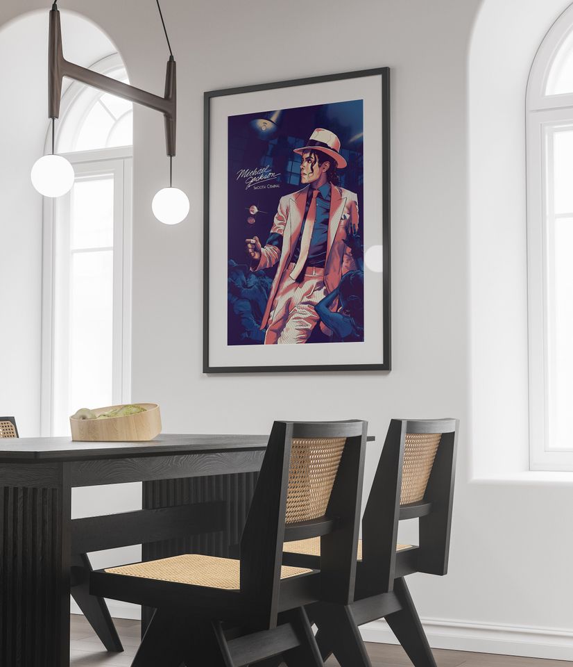 Michael Jackson Poster | King of Pop | Michael Jackson Print