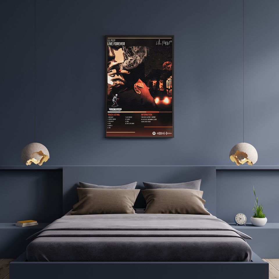 LIL PEEP - Live Forever Music Album Poster