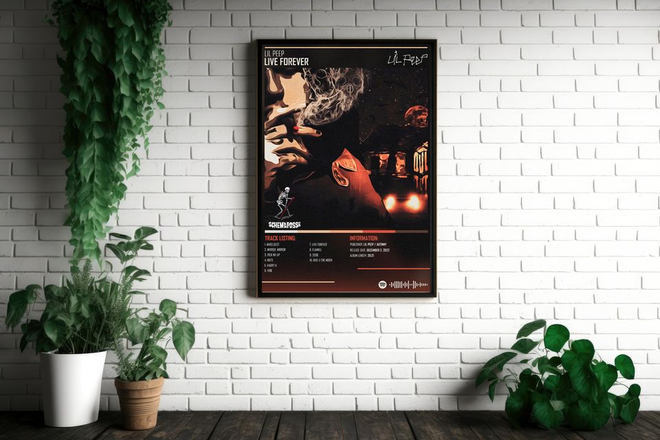 LIL PEEP - Live Forever Music Album Poster