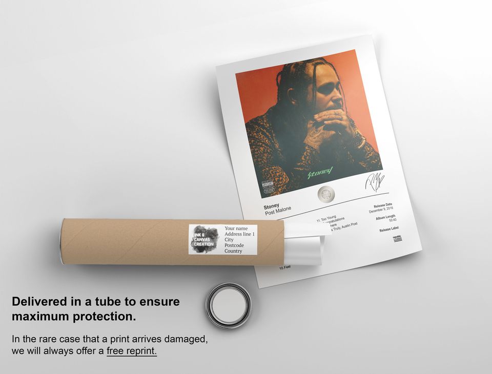 Post Malone Poster - Stoney Album Cover Poster