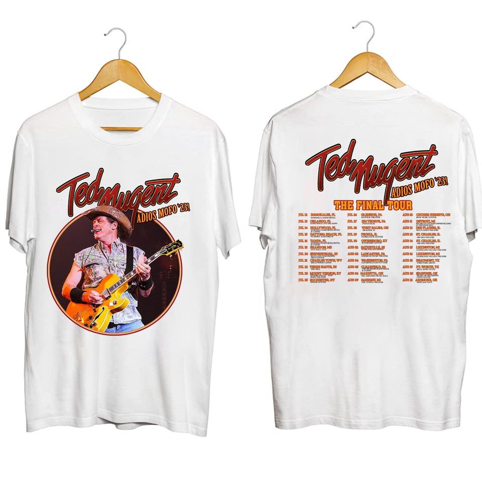 Ted Nugent Adios Mofo 2023 Tour Shirt