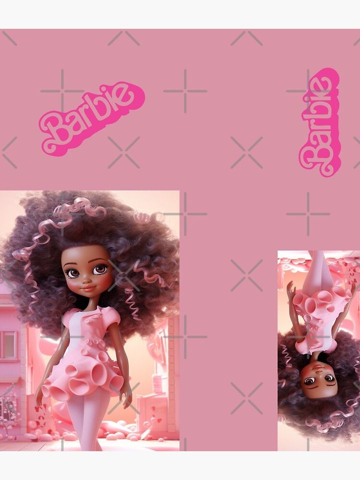 Black Barbie Girl Backpack