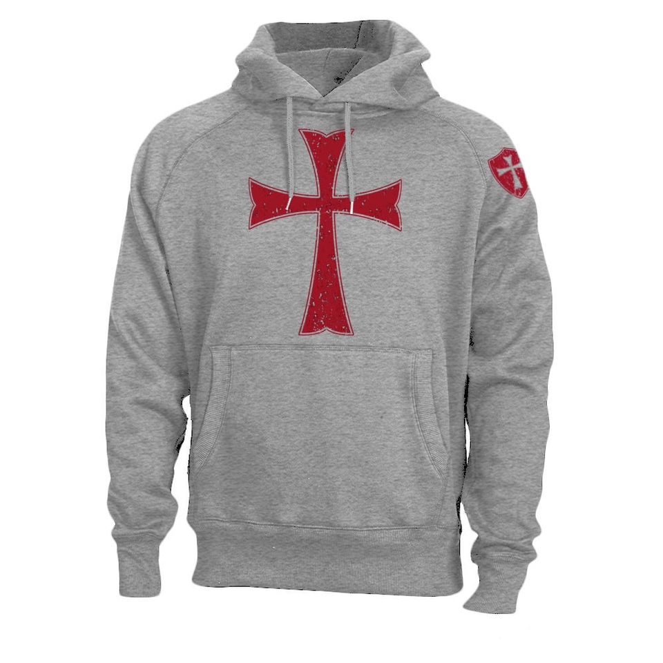 Knights Templar Crusader Cross Men's Hoodie