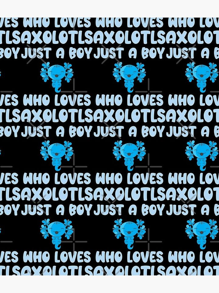 just a boy who loves axolotls Backpack, minecraft axolotl backpack