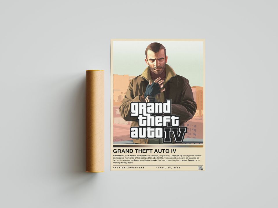 Grand Theft Auto 4 Poster