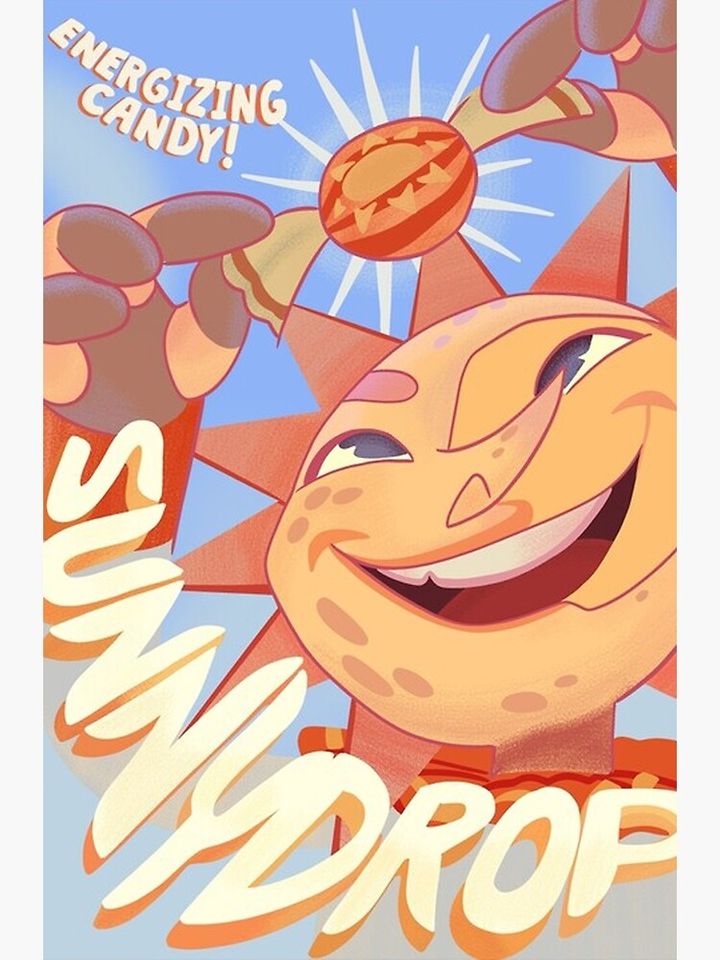 SUNDROP FNAF Security Breach In Game Poster Premium Matte Vertical Poster