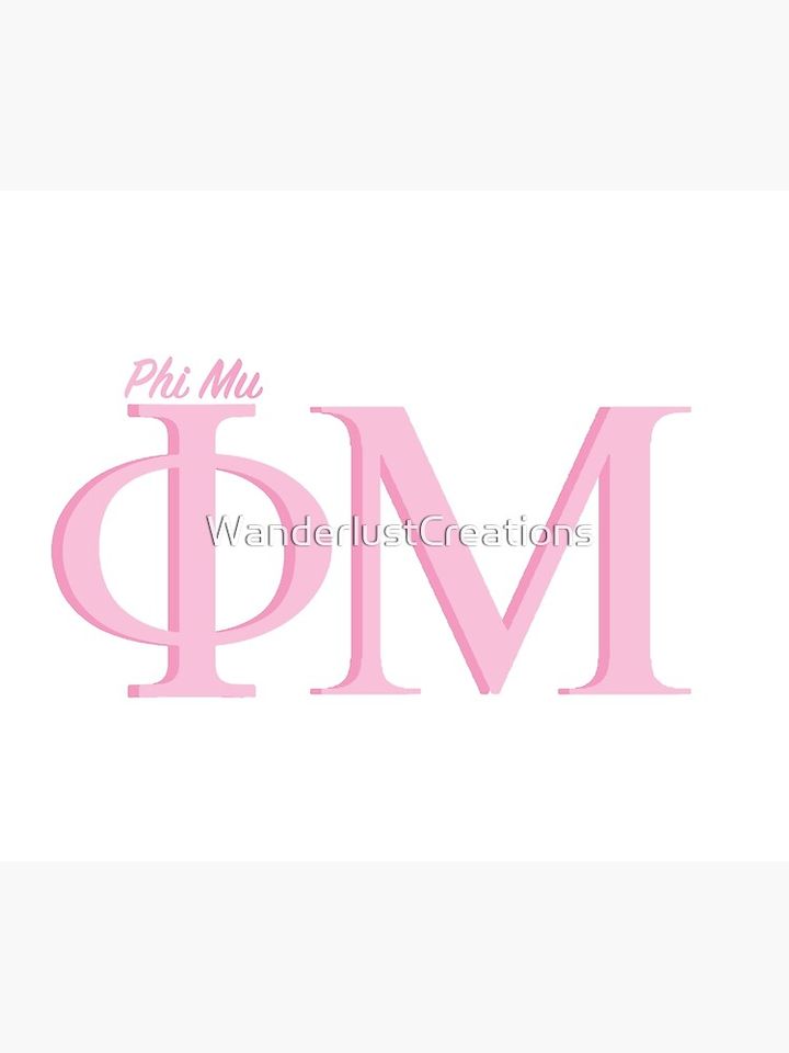 Phi Mu Letters Tapestry