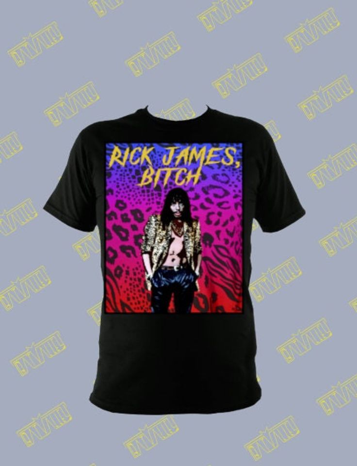 RICK JAMES graphic artwork t-shirt
