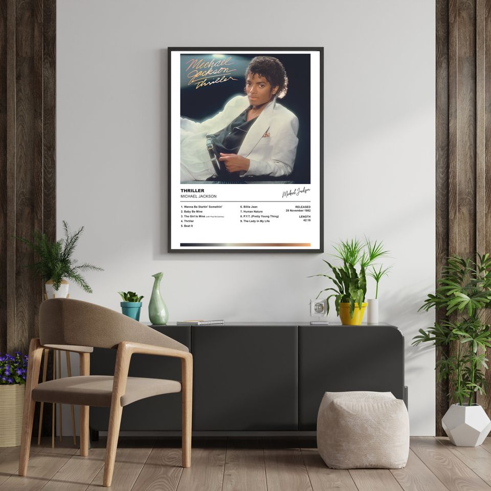 Michael Jackson Poster - Thriller Album Cover Poster