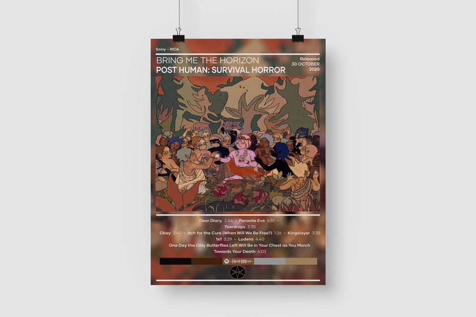 Bring Me the Horizon Poster Post Human